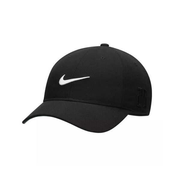 Nike BLACK JUST DO IT SIX PANEL WELCRO HAT - Picture 1 of 6